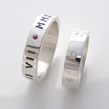 Silver Personalised Ring, 7 of 11