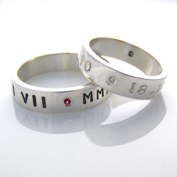 Silver Personalised Ring, 5 of 11