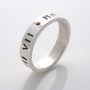 Silver Personalised Ring, thumbnail 9 of 11