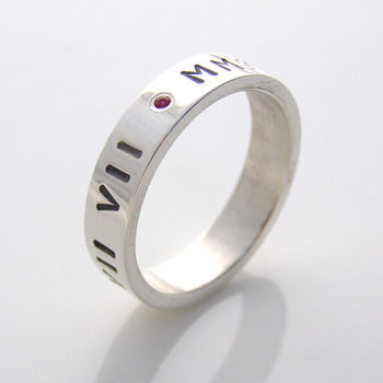 Silver Personalised Ring, 9 of 11