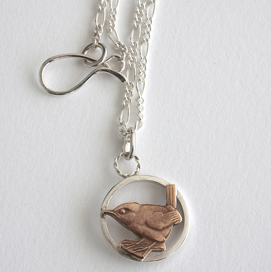 Silver Wren Necklace By rachel eardley | notonthehighstreet.com