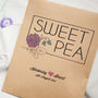 Sweet Pea Personalised Seed Packet, thumbnail 1 of 6