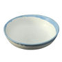 Ceramic Porcelain Cobalt Rim Pasta Bowl, thumbnail 1 of 2