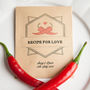 10 ‘Recipe For Love’ Personalised Seed Packet Favours, thumbnail 1 of 4