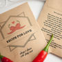 10 ‘Recipe For Love’ Personalised Seed Packet Favours, thumbnail 2 of 4