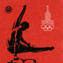 1980 Moscow Olympics Gymnastics Print, thumbnail 2 of 2