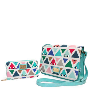 Don't Be Square Triangle Print Purse / Wallet, 4 of 4