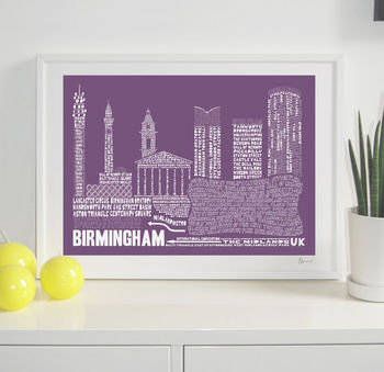 Birmingham Typography Print, 3 of 8