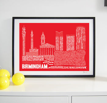 Birmingham Typography Print, 6 of 8
