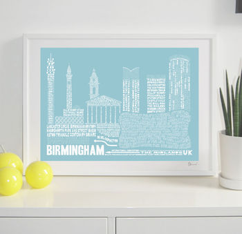 Birmingham Typography Print, 7 of 8