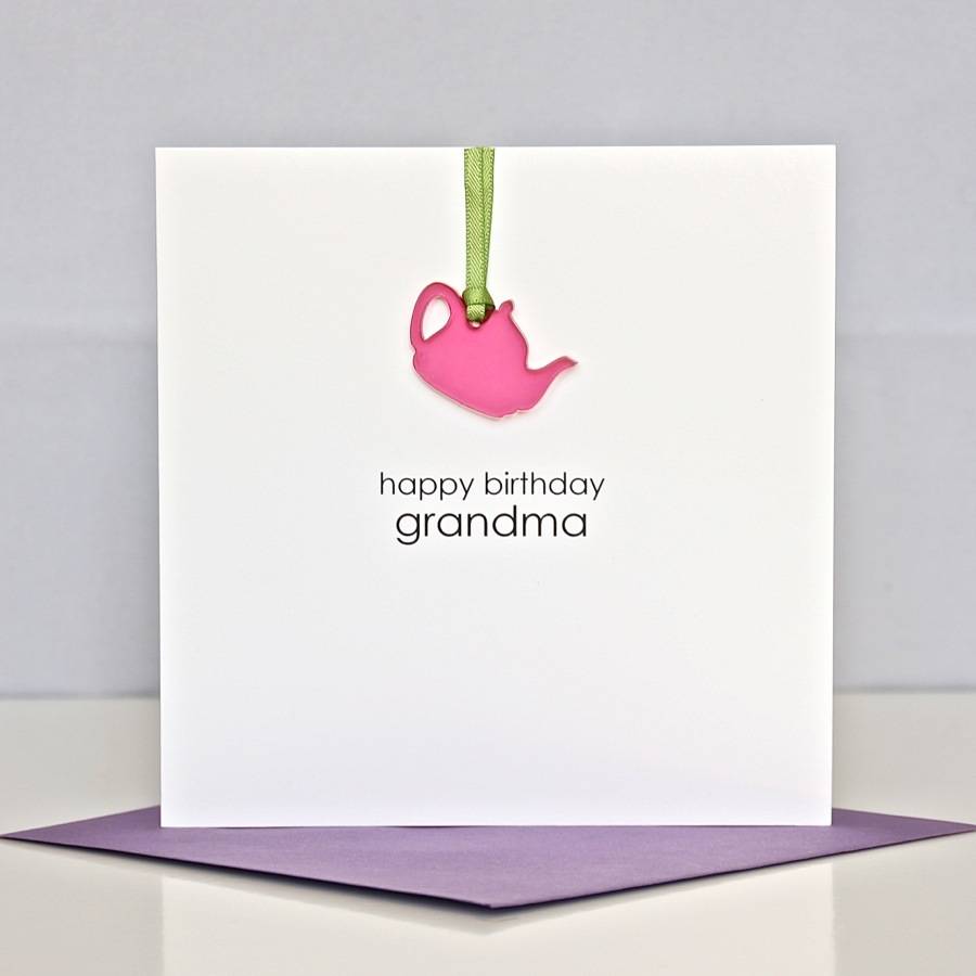 'Happy Birthday Grandma' Greeting Card By The Cornish Card Company