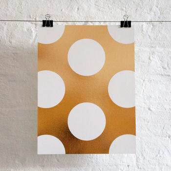 Foil Polka Dot Print, 3 of 3