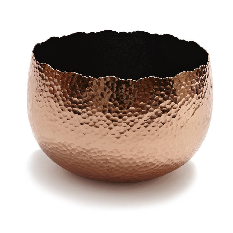 Hammered Copper Bowl By Life of Riley