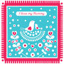 I Love My Mummy Blooming Kisses Card, thumbnail 2 of 2