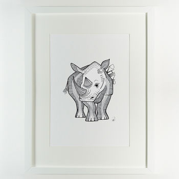 Rhino Print, 2 of 3