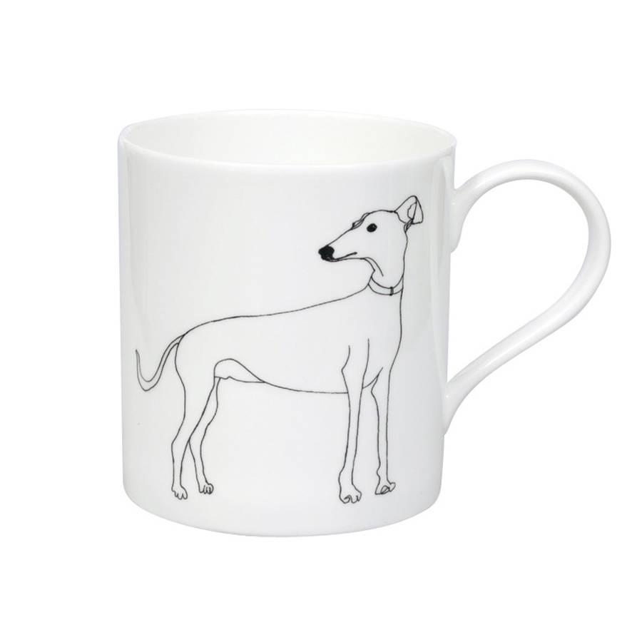 greyhound mug