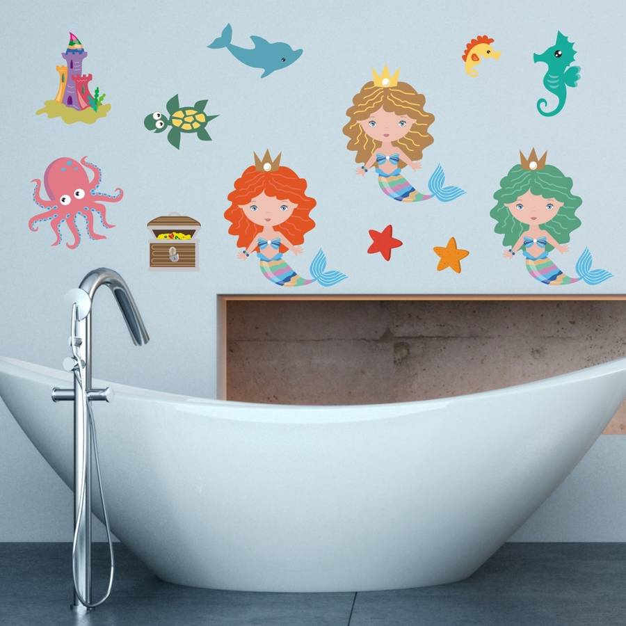Under The Sea Mermaids Wall Stickers By Mirrorin