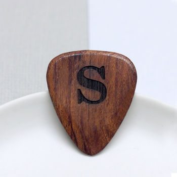 Personalised Wooden Letter Plectrum, 2 of 2