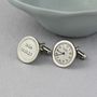 Personalised Special Time Cufflinks, thumbnail 4 of 6