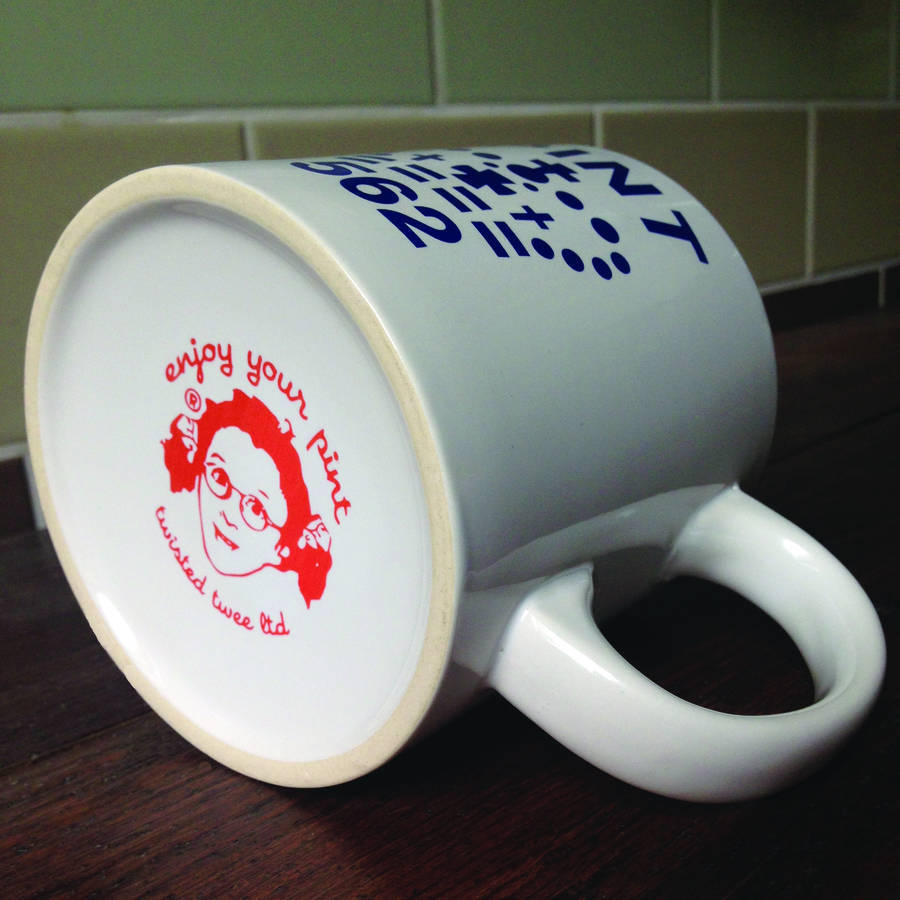 half pint mug by twisted twee