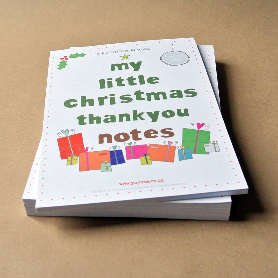 'Little Christmas' Thank You Note Pack, 1 of 4
