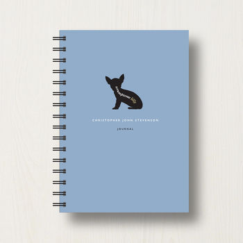 Personalised Chihuahua Lover's Journal Or Notebook, 8 of 8