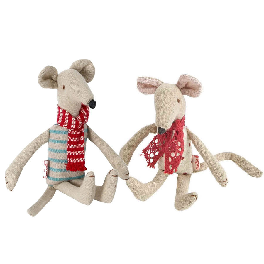 maileg mum and dad mouse by little baby company | notonthehighstreet.com