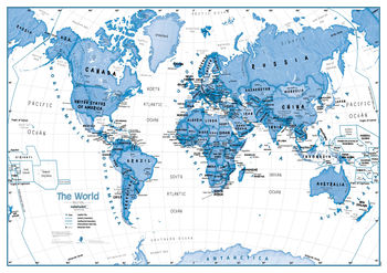 Kids Map Of The World Art Print, 12 of 12