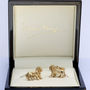 Lion Cufflinks In Solid Gold, thumbnail 1 of 2