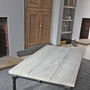 Casey White Washed Reclaimed Wood Coffee Table, thumbnail 9 of 9