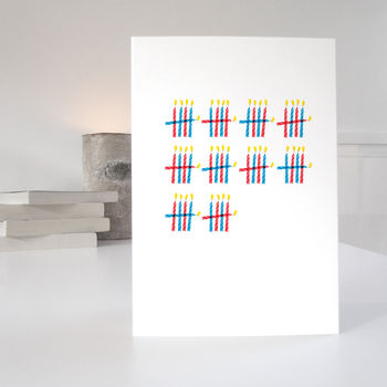 50th Birthday Card With 50 Candle Design, 5 of 5