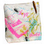 Personalised Love Print Canvas Wash Bag, thumbnail 2 of 3