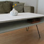 Pallet Coffee Table In Solid White, thumbnail 2 of 6