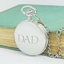 Personalised Dad Pocket Watch With Engraved Message, thumbnail 2 of 4