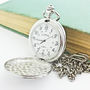 Personalised Dad Pocket Watch With Engraved Message, thumbnail 4 of 4