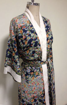 Geisha Organic Cotton Kimono Dressing Gown, 5 of 10