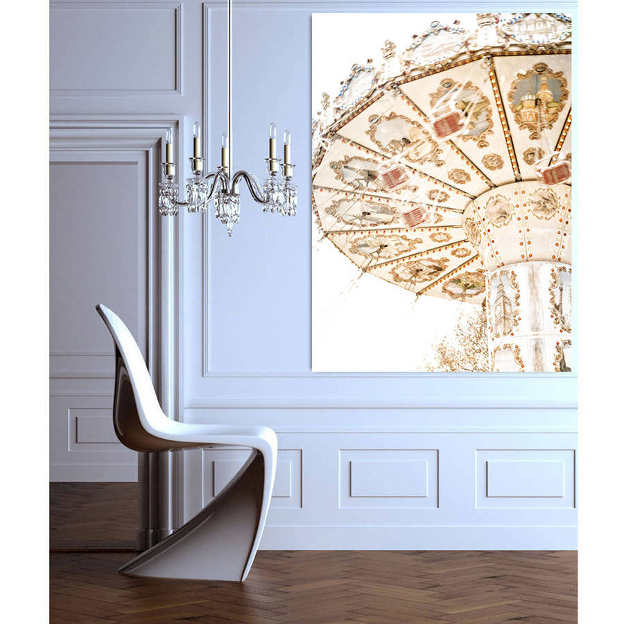 Carousel Canvas Wall Art By Ruby and B | notonthehighstreet.com