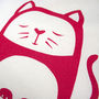 Contented Cat Organic Cotton Tote Bag, thumbnail 6 of 6
