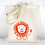 Friendly Little Lion Organic Cotton Tote Bag, thumbnail 3 of 6