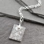 Muonionalusta Meteorite Dog Tag Necklace, thumbnail 8 of 11
