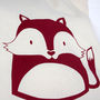 Fox Organic Cotton Tote Bag, thumbnail 4 of 4