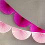 Paper Fan Garland Bunting Party Decoration, thumbnail 4 of 12