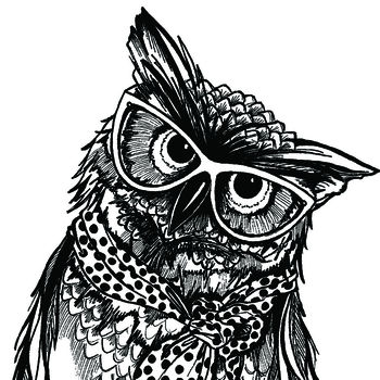 Wise Owl Greeting Card, 2 of 2
