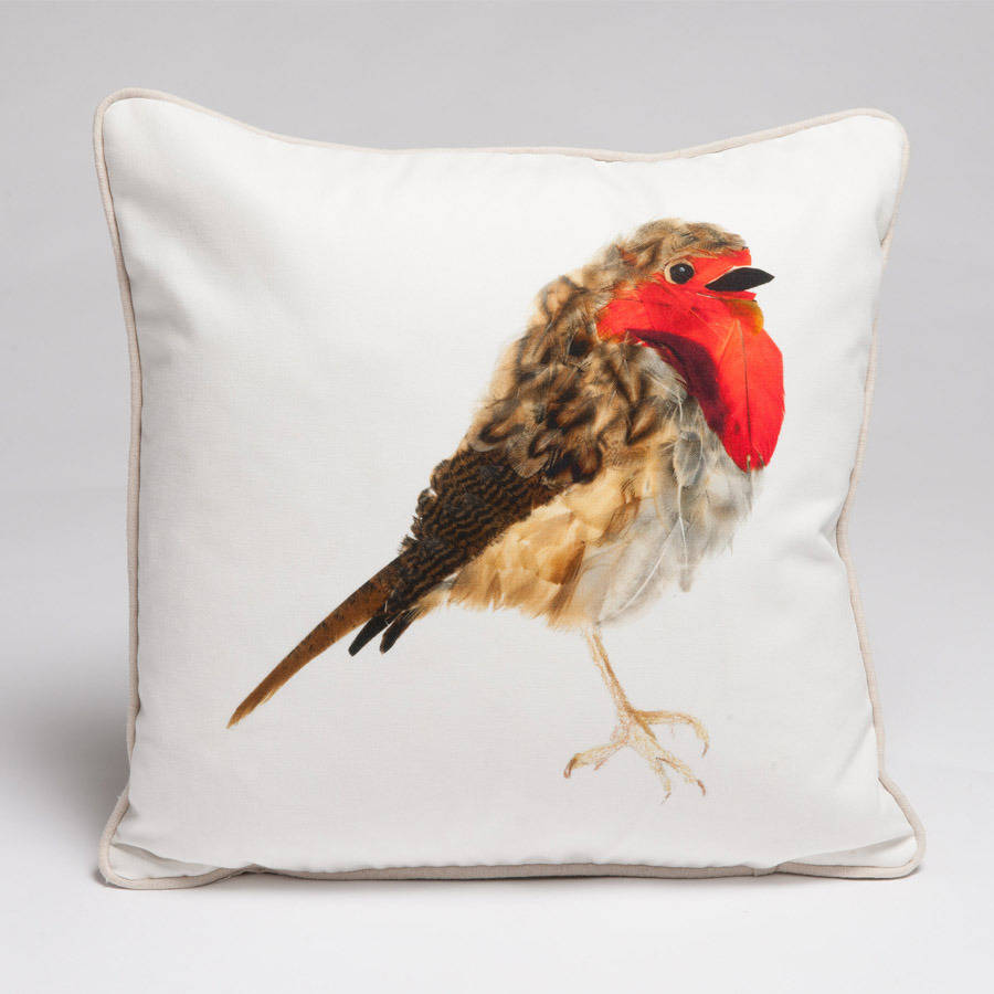 robin cushion cover