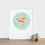 Fox In The Grass Print, thumbnail 1 of 1