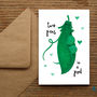 Two Peas In A Pod Card, thumbnail 1 of 2