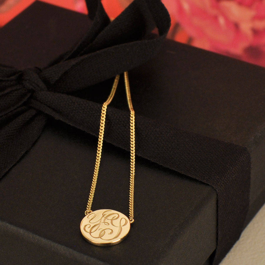 Yes Solid Gold Coin Necklace By LINDSAY PEARSON | notonthehighstreet.com