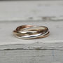 Russian Wedding Band In Recycled Gold, thumbnail 1 of 5