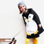 Baby Penguin Pinafore Dress Outfit, thumbnail 5 of 5