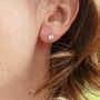 Platinum Diamond Stud Earrings, thumbnail 4 of 4
